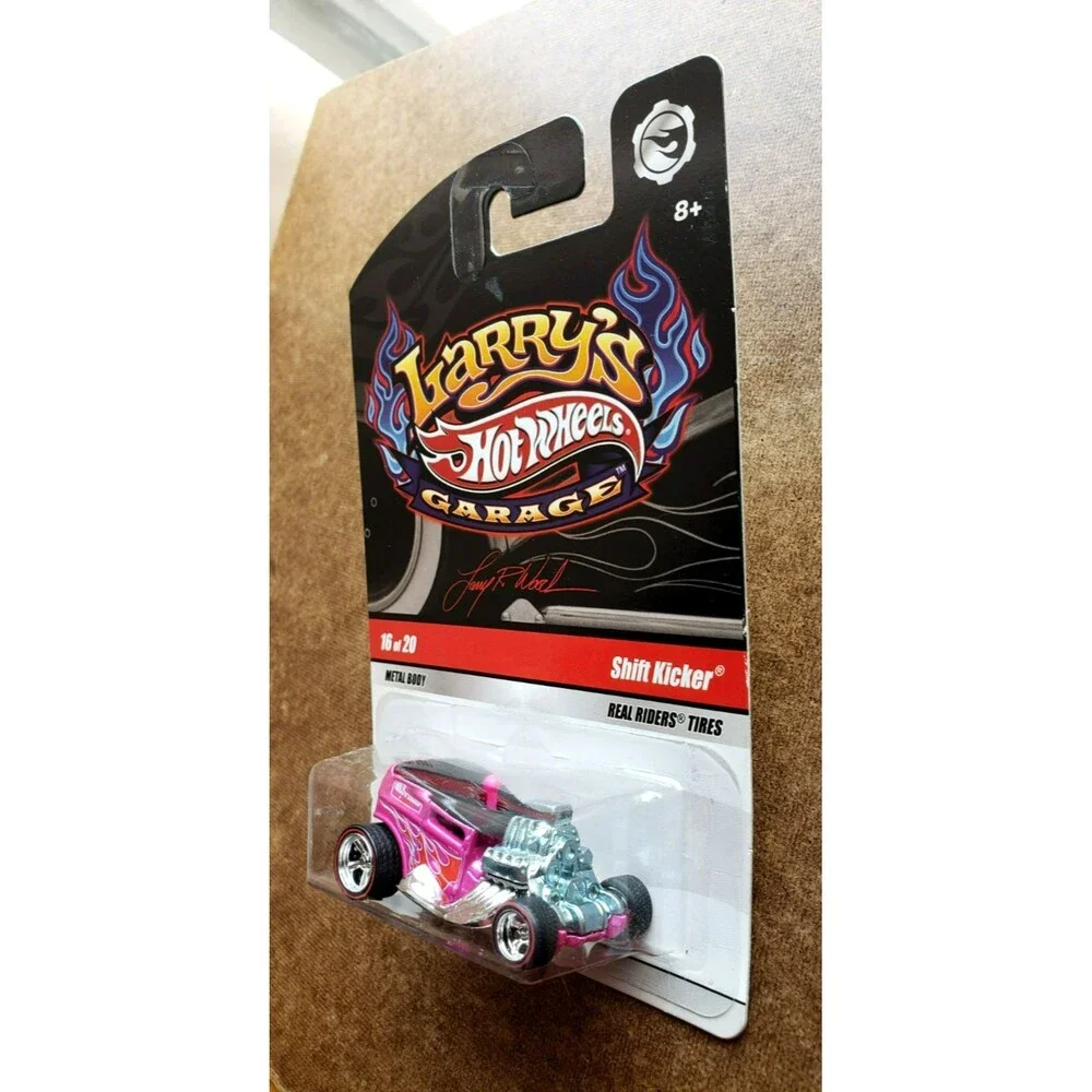 2009 Hot Wheels SHIFT KICKER Metallic Pink LARRY'S GARAGE #16/20 1:64 REDLINE RR